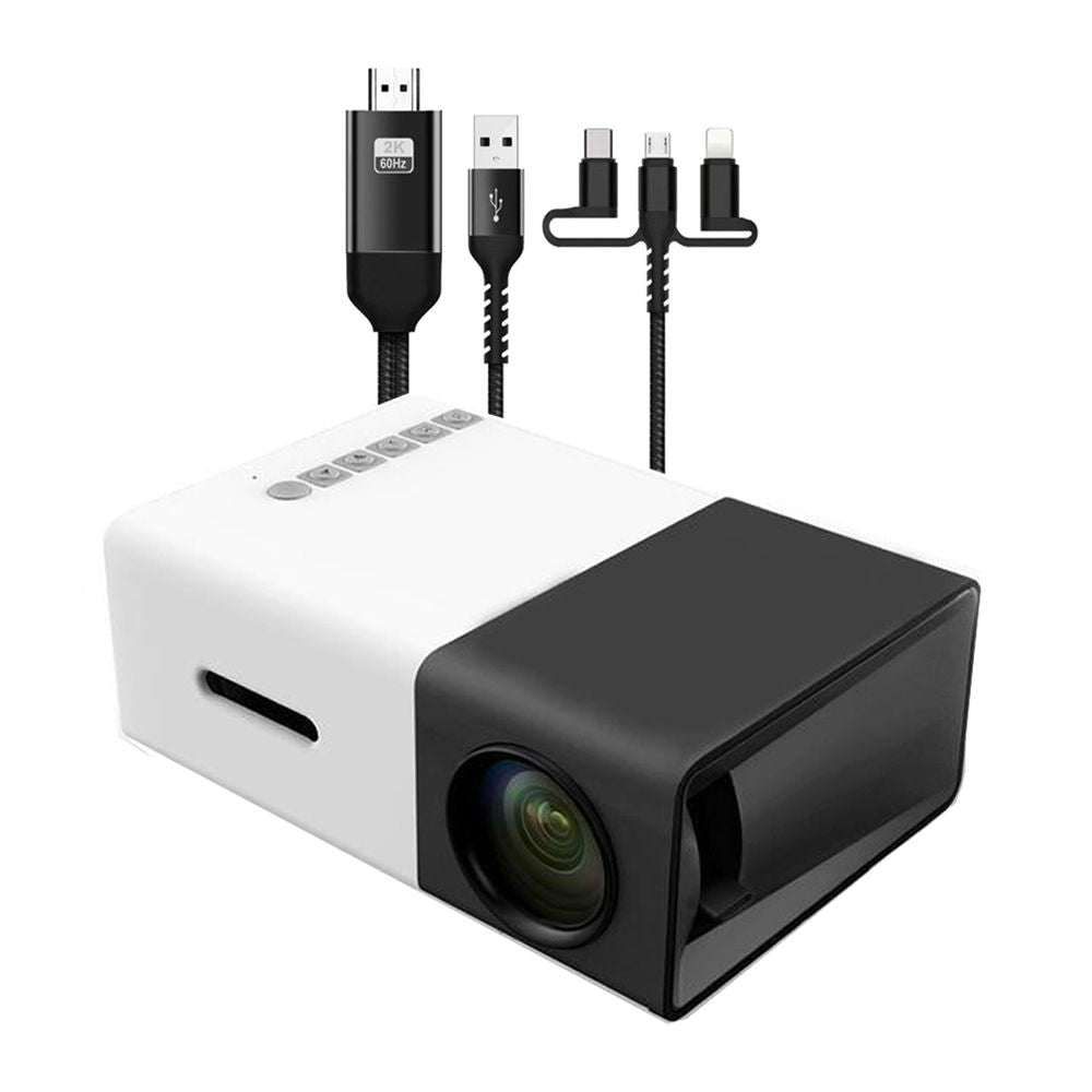 How to connect mini projector to phone?